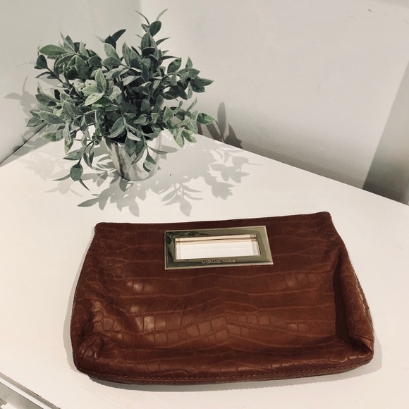 Michael Kors Snakeskin Clutch